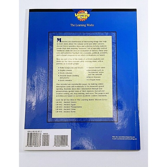 Museum Series: Ancient Rome, Egypt, Greece, China and Mesop. set of 5 Workbooks - Picture 5 of 12